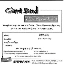 Load image into Gallery viewer, Giant Sand : ◄ Volume One ► Official Bootleg Series (Build Your Own Night Its Easy) (CD, Ltd)