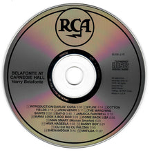 Load image into Gallery viewer, Harry Belafonte : Belafonte At Carnegie Hall (CD, Album, RE, RM)