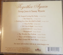 Load image into Gallery viewer, George Jones & Tammy Wynette : Together Again (CD, Comp)