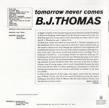 Load image into Gallery viewer, B.J. Thomas : I'm So Lonesome I Could Cry/Tomorrow Never Comes (CD, Comp, RE)