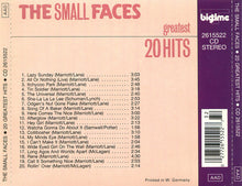 Load image into Gallery viewer, The Small Faces* : 20 Greatest Hits (CD, Comp)