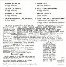 Load image into Gallery viewer, Gregg Allman : Laid Back (CD, Album, RE, RM)