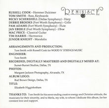 Load image into Gallery viewer, Russell Cook (3) : Reminisce (CD, Album, RE)