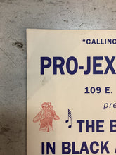 Load image into Gallery viewer, "The Blues in Black and White" at Pro-Jex Gallery (Poster)