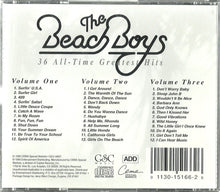 Load image into Gallery viewer, The Beach Boys : 36 All - Time Greatest Hits 3 CD Set (3xCD, Comp)