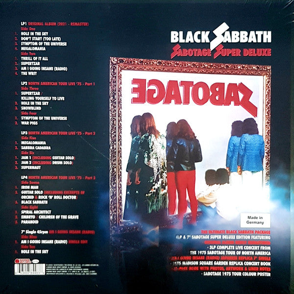 Black Sabbath Sabatoge cheapest Vinyl