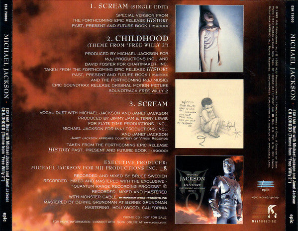 Buy Michael Jackson Duet With Janet Jackson : Scream / Childhood