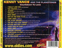 Load image into Gallery viewer, Kenny Vance And The Planotones : Countdown To Love (CD, Comp)