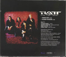 Load image into Gallery viewer, Ratt : Live For Today (CD, Single, Promo)