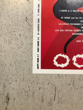 Load image into Gallery viewer, Continental Club October Calendar - 1989 (Poster)