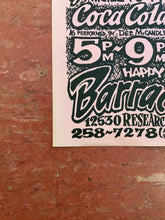 Load image into Gallery viewer, Singles Night for Max at Barracuda's - 1987 (Poster)