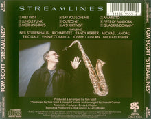 Load image into Gallery viewer, Tom Scott : Streamlines (CD, Album, RE)