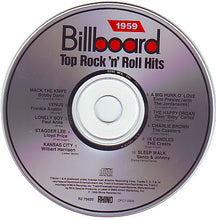 Load image into Gallery viewer, Various : Billboard Top Rock'N'Roll Hits - 1959 (CD, Comp, RE)