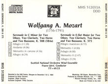 Load image into Gallery viewer, Wolfgang Amadeus Mozart - Scottish National Orchestra Wind Ensemble, Paavo Järvi : Serenades, K. 388 & 375 (CD, Album, RE, RP)