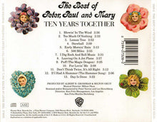 Load image into Gallery viewer, Peter, Paul And Mary* : The Best Of Peter, Paul And Mary 10 (Ten) Years Together (CD, Comp)