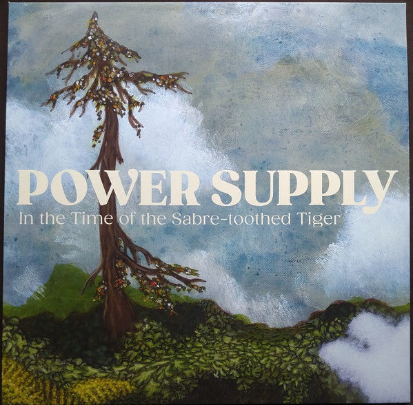 Power Supply (7) : In The Time Of The Sabre-toothed Tiger (LP, Album, Ltd, Whi)