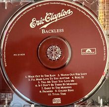 Load image into Gallery viewer, Eric Clapton : Backless (CD, Album, Club, RE)