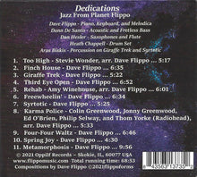 Load image into Gallery viewer, Planet Flippo : Dedications - Jazz From Planet Flippo (CD, Album)