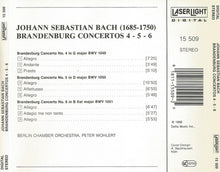 Load image into Gallery viewer, Berlin Chamber Orchestra, Peter Wohlert : Brandenburg Concertos 4 • 5 • 6 (CD, Album, Dis)