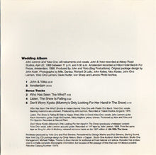 Load image into Gallery viewer, John & Yoko* : Wedding Album (CD, Album, Num, RE, RM)