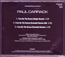 Load image into Gallery viewer, Paul Carrack : I Live By The Groove (CD, Maxi, Promo)