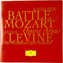 Load image into Gallery viewer, Wolfgang Amadeus Mozart, Kathleen Battle, James Levine (2), The Metropolitan Opera House Orchestra : Mozart Opera Arias (CD, Album)