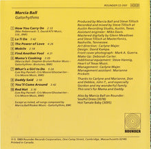 Load image into Gallery viewer, Marcia Ball : Gatorhythms (CD, Album)