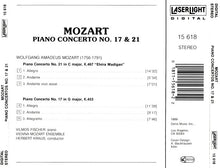 Load image into Gallery viewer, Mozart* - Vilmos Fischer, Herbert Kraus, Vienna Mozart Ensemble* : Piano Concertos No.17, No.21 »Elvira Madigan« (CD)