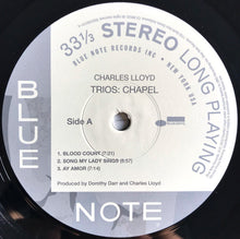 Load image into Gallery viewer, Charles Lloyd : Trios: Chapel (LP, Album, Gat)