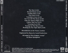 Load image into Gallery viewer, Any Trouble : Live At The Venue (CD, Album, RE)