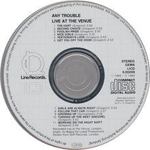 Load image into Gallery viewer, Any Trouble : Live At The Venue (CD, Album, RE)