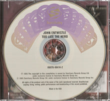 Load image into Gallery viewer, John Entwistle : Too Late The Hero (CD, Album, RE)
