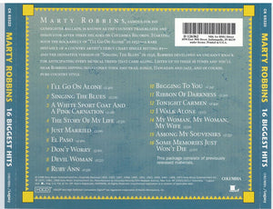 Marty Robbins : 16 Biggest Hits (CD, Comp, Club)