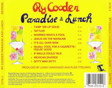 Load image into Gallery viewer, Ry Cooder : Paradise And Lunch (CD, Album, RE)