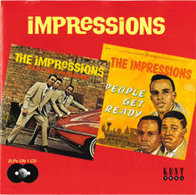 Load image into Gallery viewer, Impressions* : Keep On Pushing / People Get Ready (CD, Comp, May)
