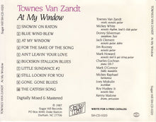Load image into Gallery viewer, Townes Van Zandt : At My Window (CD, Album)