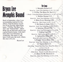Load image into Gallery viewer, Bryan Lee : Memphis Bound (CD, Album)