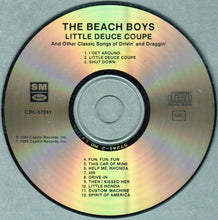 Load image into Gallery viewer, The Beach Boys : Little Deuce Coupe (And Other Classic Songs Of Drivin' And Draggin') (CD, Comp, RE)