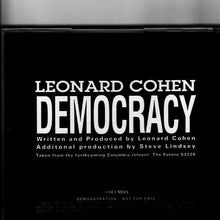 Load image into Gallery viewer, Leonard Cohen : Democracy (CD, Single, Promo)
