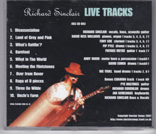Load image into Gallery viewer, Richard Sinclair : Live Tracks (CD, Album)