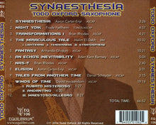Load image into Gallery viewer, Todd Oxford : Synaesthesia (CD, Album)