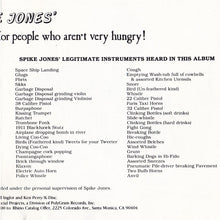 Load image into Gallery viewer, Spike Jones : Dinner Music...For People Who Aren't Very Hungry! (CD, RE, RM)