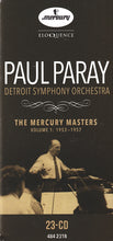 Load image into Gallery viewer, Paul Paray, Detroit Symphony Orchestra : The Mercury Masters Volume 1: 1953-1957 (23xCD, Comp, Mono + Box)