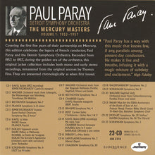 Load image into Gallery viewer, Paul Paray, Detroit Symphony Orchestra : The Mercury Masters Volume 1: 1953-1957 (23xCD, Comp, Mono + Box)