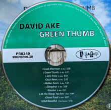 Load image into Gallery viewer, David Ake : Green Thumb (CD, Album)