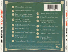 Load image into Gallery viewer, Johnny Cash : 16 Biggest Hits (HDCD, Comp)