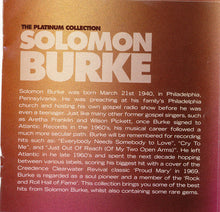 Load image into Gallery viewer, Solomon Burke : The Platinum Collection (CD, Comp)
