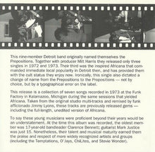 Load image into Gallery viewer, The Propositions : Africana (CD, Album)