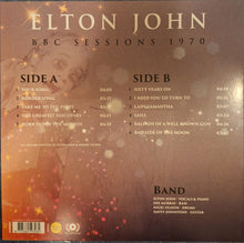 Load image into Gallery viewer, Elton John : BBC Sessions 1970 (LP, Unofficial, Cle)
