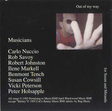 Load image into Gallery viewer, Peter Holsapple : Out Of My Way (CD, Album)